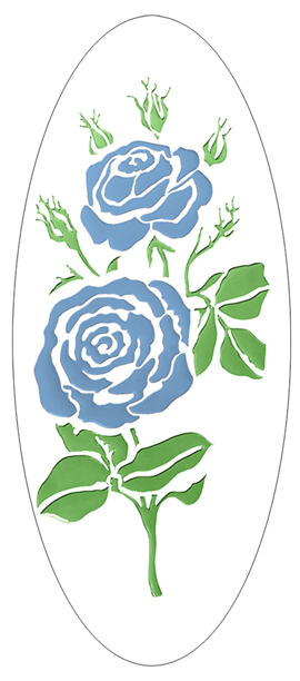 472 DA18-080-BL Cameo Rose Blue